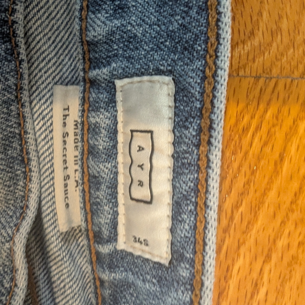 AYR Secret Sauce Jeans 34S - Picture 3 of 7